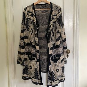 Lucky Brand Cardigan Sweater, Pockets, Size Extra Large (XL)